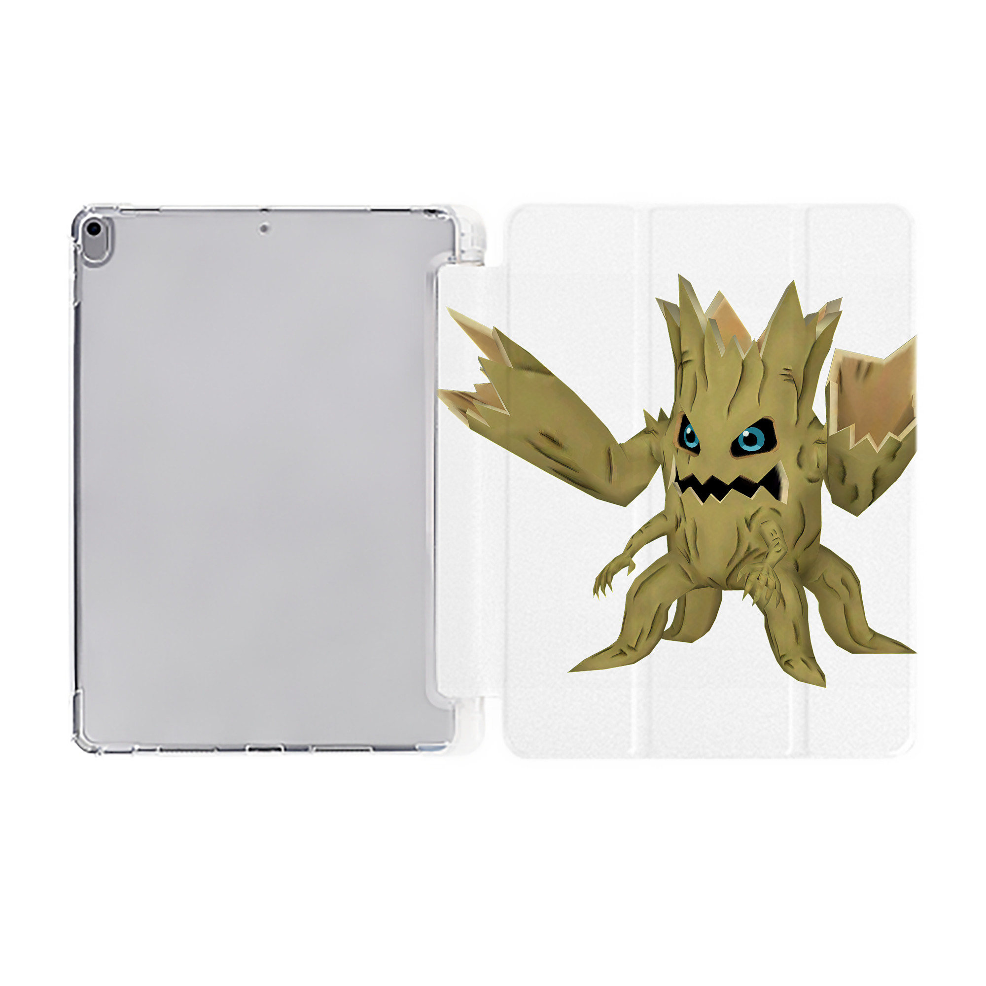 （画像用） Digimon デジタルモンスター/デジモン IPad ケース ペン収納付き 三つ折りスタンド PUレザー×シリコン 対応機種9.5/10.5/10.9インチ